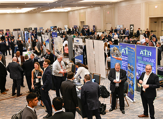 Network with 1000+ senior attendees in breakout area